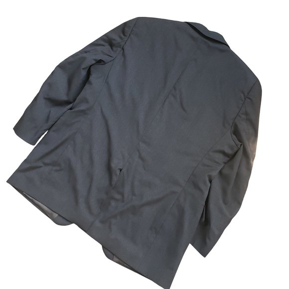 JoS A Bank Signature Collection Wool Blazer Sport Coat Men's 44R Black - Picture 2 of 11